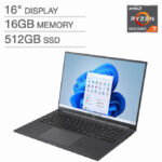 Lg 16U70Q-K.AAS7U1 16-inch Ryzen 7 5825U 16gb 512ssd Open Box